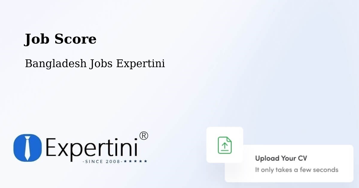 Job Score & Job Description Score Tool – Rāmganj - Bangladesh Jobs Expertini